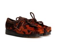 Clarks Originals Wallabee Women's Brown Cow Print Shoes - UK 3