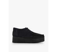 Clarks Originals Womens Black Nubuck Wallacraft Raised-sole Nubuck-leather Shoes Eur 36 / 3 Uk Women