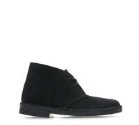 Clarks Originals Womens Desert Boot Black Suede