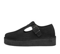 Clarks Originals Women's Trek Wedge T-Bar Black Suede