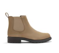 Clarks Orinoco 2 Lane Dark Sand Suede Ankle Boots,chelsea Boots In Beige Beige