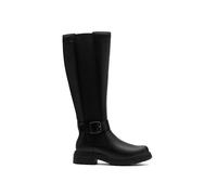Clarks Orinoco3 Tall Leather Knee Boots -Black, Black, Size 4, Women Black