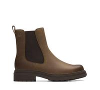 Clarks Orinoco 3 Top Chelsea Boots BLACK LEATHER SIZE 3