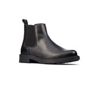 Clarks Orinoco2 Lane Wide E Fitting Black Leather Boots Black