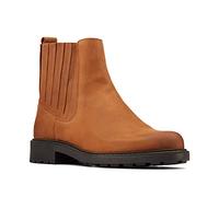 Clarks Orinoco2 Mid Leather Boots In Brown Snuff Standard Fit Size 3.5
