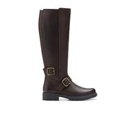 Clarks Orinoco2 Tall Womens Dark Brown Lea, 8