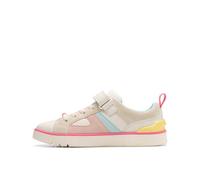 Clarks Boys Oslo Bright K. Oxford Flat, White Combi, 8 UK