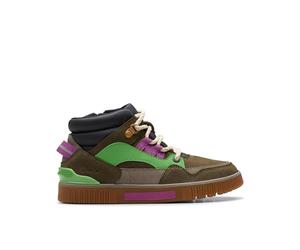 Clarks Oslo Hiker K Childrens Khaki Combi, 8