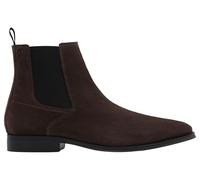 Clarks Premium Men's Paulton Easy Chelsea Boot, Dark Brown Suede, 7 UK