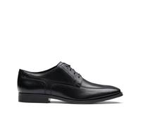 Clarks Paulton Over Black Leather Oxford Shoes,lace Up Black 8.5-Standard Fit