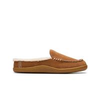 Clarks Women's Pilton 2 Craft Tan Suede Slip Ons, Slippers in Brown | Size: 5-Standard Fit Clarks Brown 5-Standard Fit