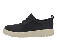 Clarks for man. 26180862 Polden Lace navy leather trainers (40), Flat, Laces, Casual