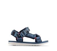 Clarks Premium Boys Peak Web K Flat Sandal, Blue Print, 2 UK