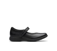 Clarks Originals Shoes Etch Pure Kid - Scalloped Edge Mary Jane Black Leather Standard Fit UK 2 M
