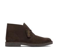 Clarks Premium Men's Desert Bt Evo Chukka Boot, Dark Brown Suede, 8 UK