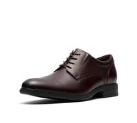 Clarks Premium Men's Steadwell Cap- | Slip-On Formal Oxford, Leather, Steady Tread Sole