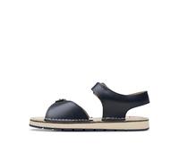 Clarks Premium PlaysunReef K. Flat Sandal, Navy Leather, 8 UK