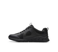 Clarks Premium Selva Edge Y Sneaker, Black, 4.5 UK
