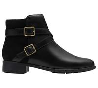 Clarks Premium Women's Havisham Bay Chelsea Boot, Black Leather, 7 UK