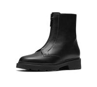 Clarks Premium Women's Lauryl Zip Combat Boot, Black Leather, 6 UK