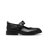 Clarks Womens Previa Bar Black Leather Mary Jane