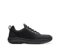 Clarks Pro Knit Black Trainers Clarks Black 9-Standard Fit