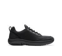 Clarks Pro Knit Black Trainers Clarks Black 9.5-Standard Fit