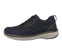 Clarks Pro Lace Mens Wide Fit Trainers 6 Navy Leather
