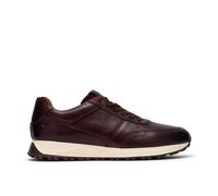 Clarks Radwell Tie Brown Leather Trainers,lace Up Brown 7-Standard Fit
