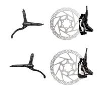 Clarks React 4 Pair Post/Mount Hydraulic Disc Brake Kit IS 180/160mm Mineral Oil