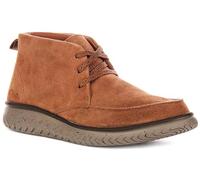 Clarks Premium Men's RelaxLite Moc Chukka Boot, Cola Suede, 10 UK