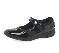 Clarks Relda Sea K Girls School Shoes 8.5 Black Patent