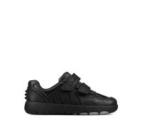 Clarks Boys Clarks Dinosaur Detailed School Shoes Rex Stride - Black Leather - UK 7 Infant - H