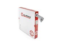 Clarks Universal Galvanised Brake Wire - Pack of 100 Steel Inner Brake Wire Kit and All Fittings for MTB, Hybrid & Road Bikes