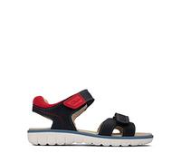 Clarks Roam Surf K, Boy's Sandal, Navy Leather, 10.5 Child UK (28.5 EU)