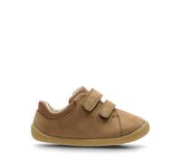 Clarks Roamer Craft Toddler Tan Leather Pre Walker, Riptape in Brown | Size: 2.5-Extra Wide Fit Clarks Brown 2.5-Extra Wide Fit