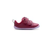 Clarks Roamer Wish 2v Wine Kids Girls First and Baby Shoes 8390-56F Red