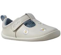 Clarks Roamerflora T Cotton Kids girls first and baby shoes 8632-26F in a Plain Leather in Size 4.5