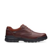 Clarks Rockie Walk Gore-Tex Leather Shoes in Dark Tan Size 12