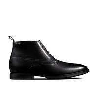 Clarks Ronnie Up GTX, mens Ankle Boots, Black Black Leather Black Leather, 9.5 UK (44 EU)