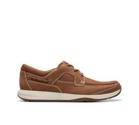 Clarks Men's Sailview Lace, Light Tan Nubuck, 12 UK