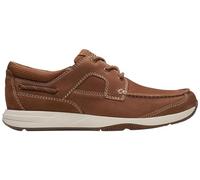 Clarks Men's Sailview Lace, Light Tan Nubuck, 6 UK