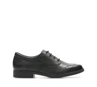 Clarks Sami Walk Youth Black Leather Brogues | Size: 5-Standard Fit Clarks Black 5-Standard Fit