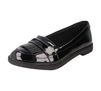 Clarks Scala Bright School Shoes Black UK