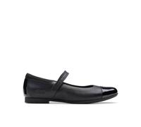 Clarks Scala Gem Kid Black Leather Mary Jane | Size: 2.5-Standard Fit Clarks Black 2.5-Standard Fit