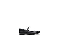 Clarks Scala Gem Y Girls Senior School Shoes 6 UK Black