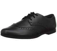 Clarks Scala Lace Girls Senior School Shoes 8.5 Black