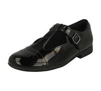 Clarks Scala Spirit Kid Patent Shoes in Black Patent