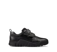 Clarks Scooter Speed K Boys School Shoes 33.5 EU X-Larga Black