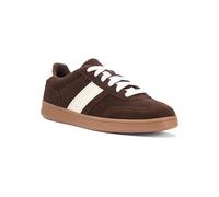 Clarks Seco Speed Brown Suede Womens trainers 3219-74D in a Plain Suede Leather in Size 5